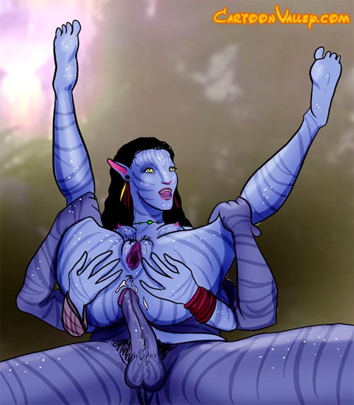 Hot Avatar cartoon porn on Pandora planet Watch sexy Neytiri exploring the 