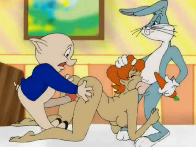 Disney sex video with Looney Tunes porn characters banging